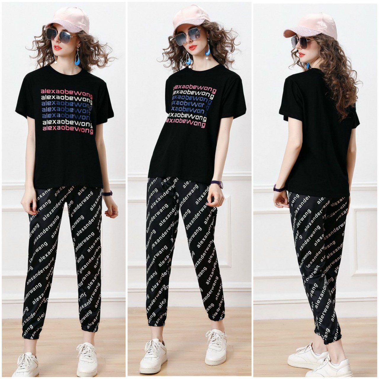Set Bộ Thời Trang Phối Chữ - BTN258